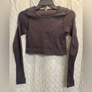 Lululemon Ebb to Street Crop Long Sleeve size 4